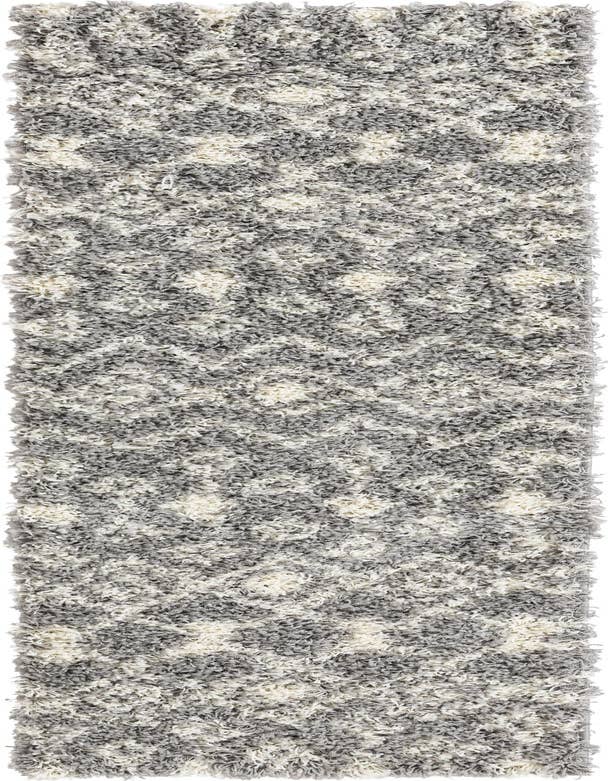 Detail image of  2' x 7' Moroccan Trellis Shag Runner Rug