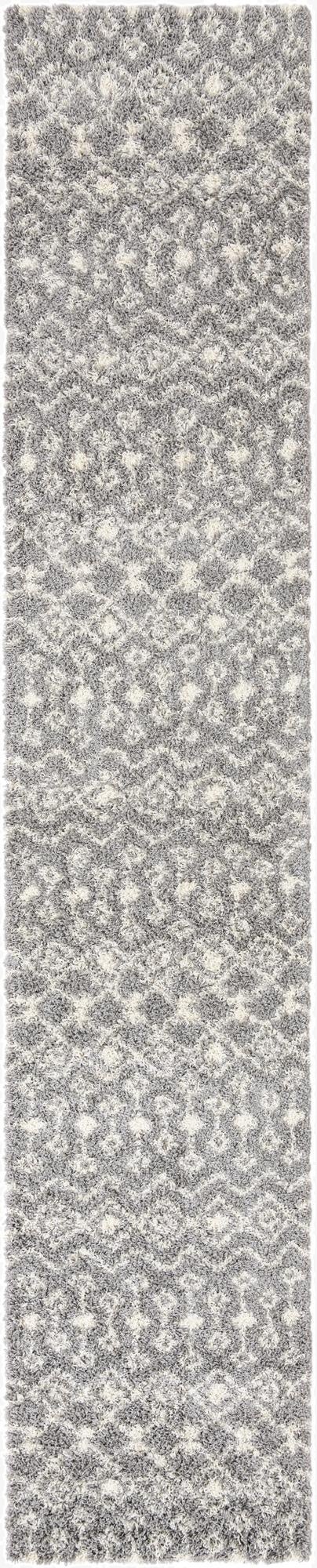  3' 3 x 16' 5 Moroccan Trellis Shag Runner Rug
