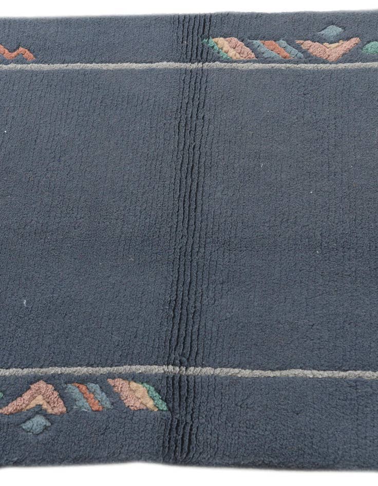 Detail image of  2' 4 x 4' 7  Hand Knotted Nepal Wool Runner Rug