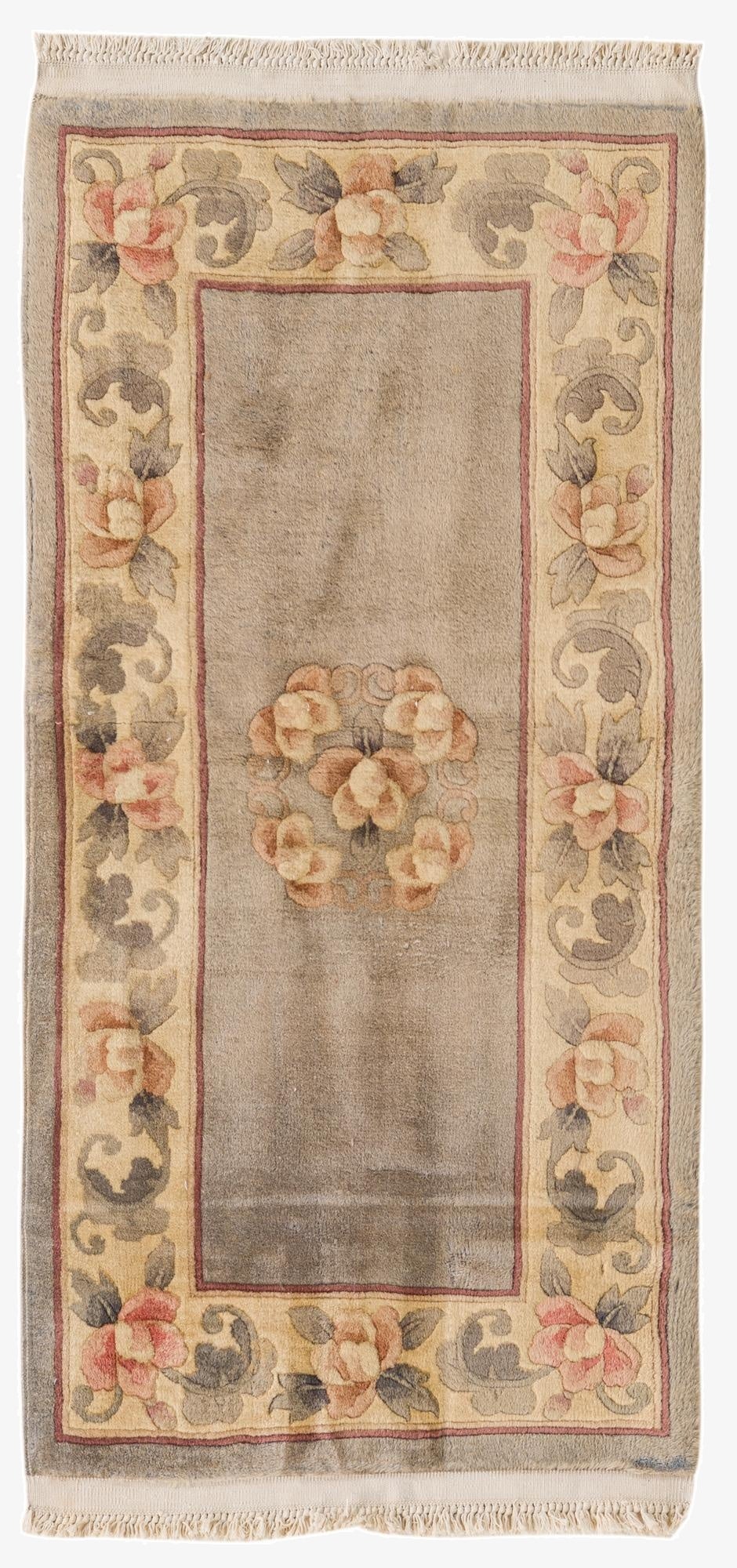  2' 3 x 4' 9  Hand Knotted Nepal Wool Runner Rug