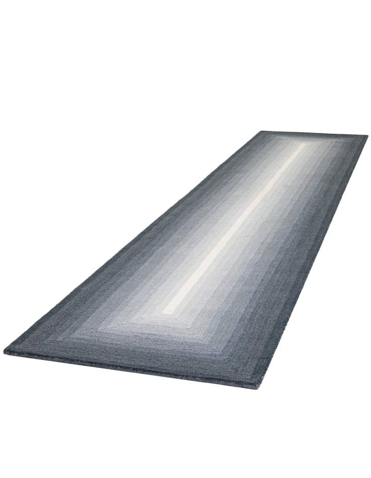 Detail image of  2' 7 x 12' Ombre Wool Runner Rug