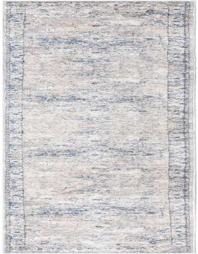 A 13 ft runner rug from the Rugs.com Oregon collection, featuring a distressed gray and silver medallion pattern with a textured pile, ideal for hallways.