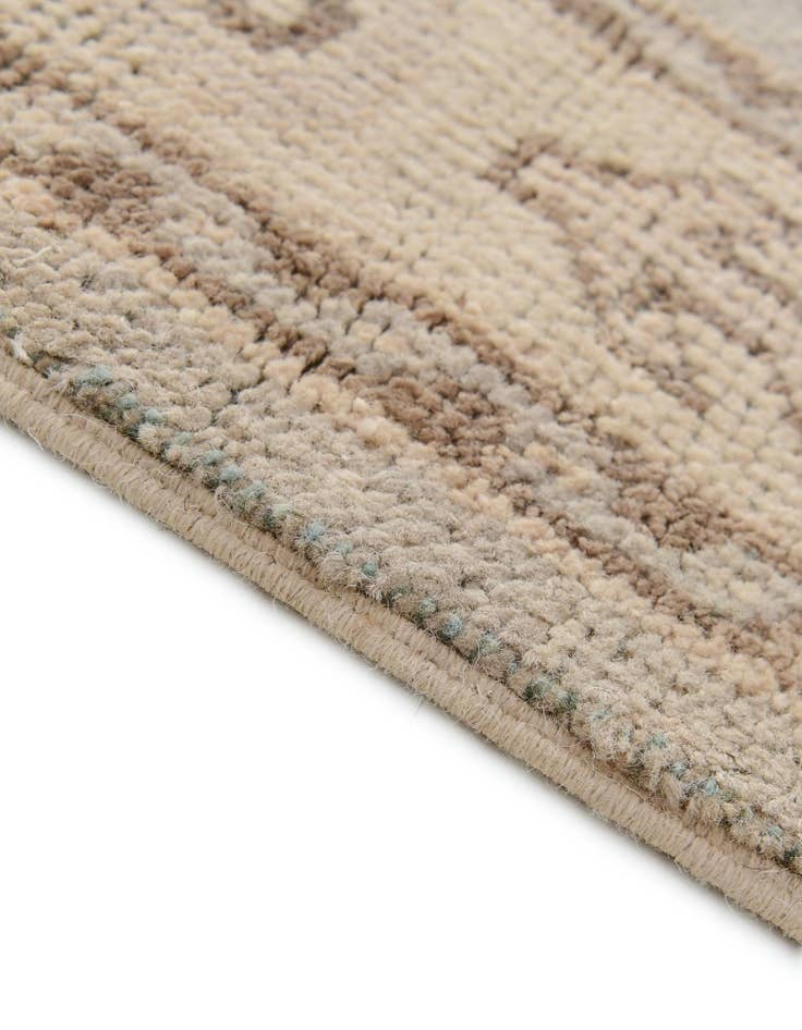 Detail image of  2' 10 x 10' 4  Hand Knotted Oushak Wool Runner Rug