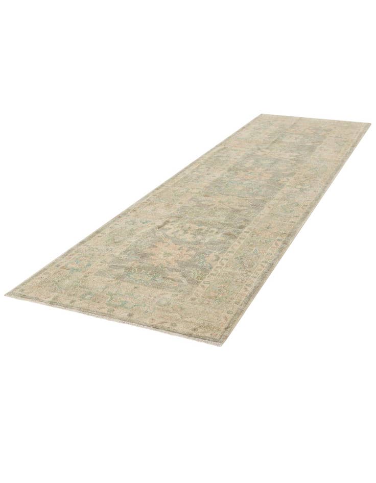 Detail image of  2' 8 x 9' 10  Hand Knotted Oushak Wool Runner Rug