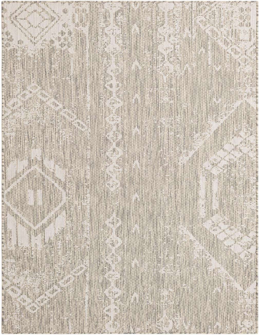 Primary image  4' x 8'  Washable Bohemian Indoor / Outdoor Runner Rug