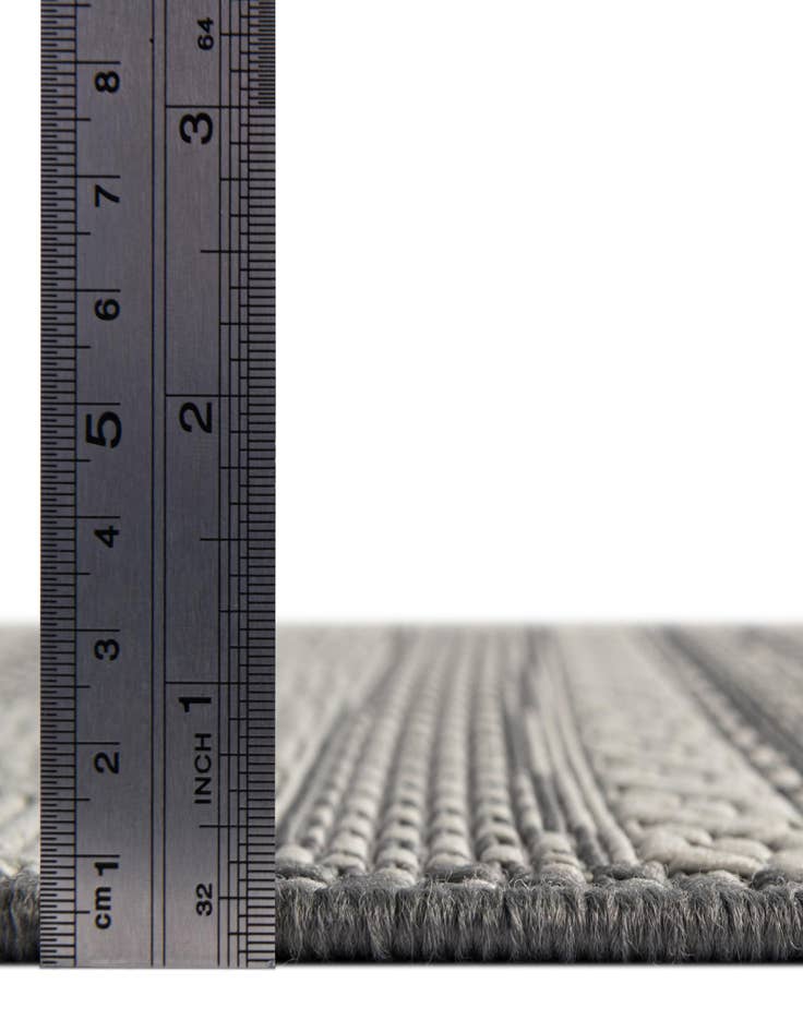 Detail image of  2' 2 x 6'  Washable Border Indoor / Outdoor Runner Rug