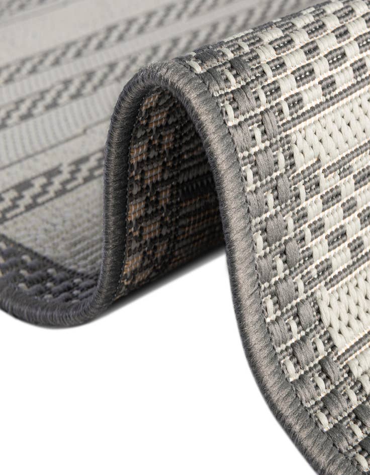 Detail image of  2' 2 x 6'  Washable Border Indoor / Outdoor Runner Rug