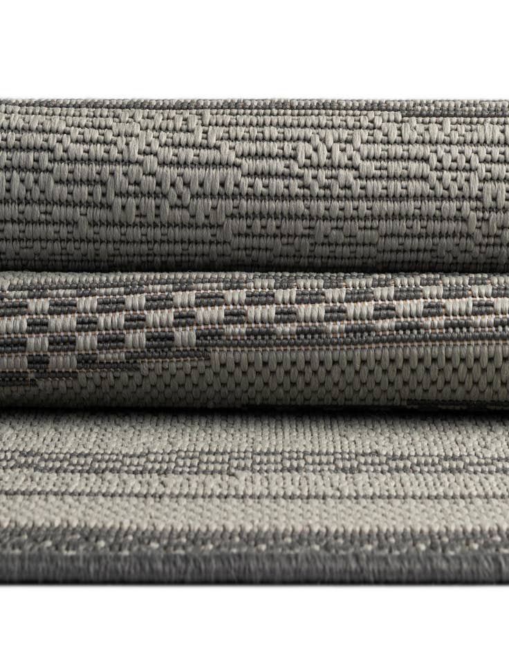 Detail image of  2' 2 x 6'  Washable Border Indoor / Outdoor Runner Rug