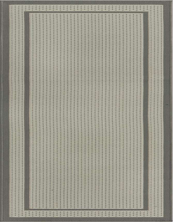 Primary image  2' x 6'  Washable Border Indoor / Outdoor Runner Rug