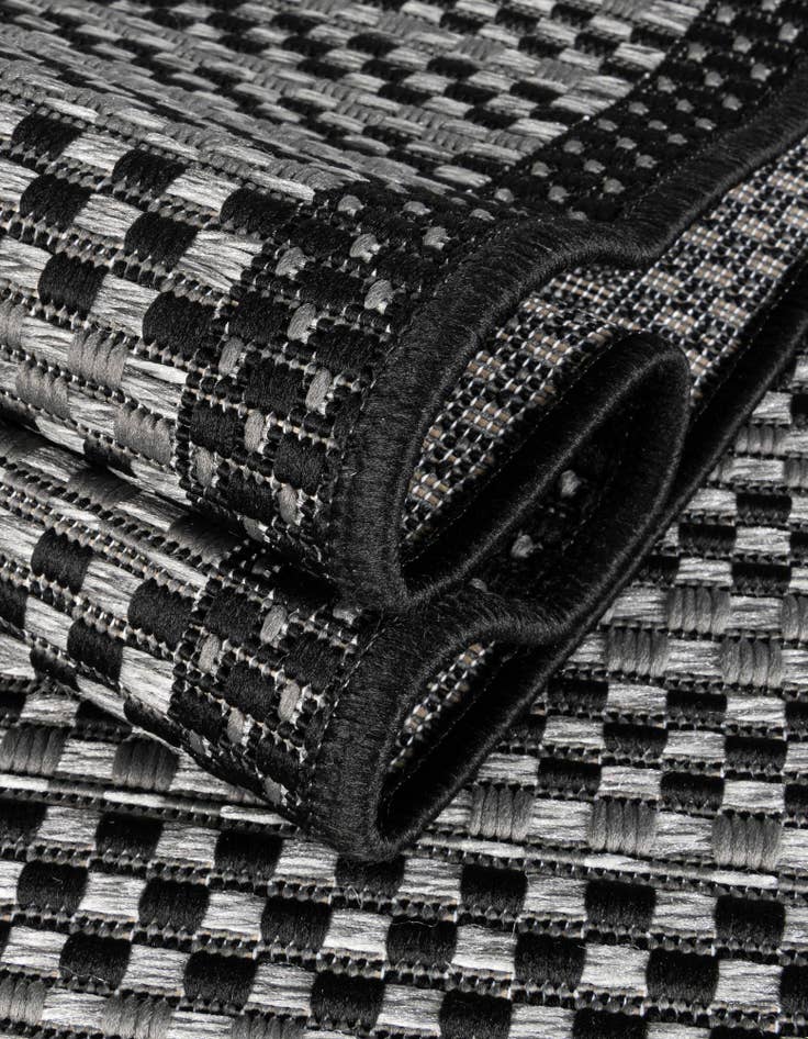 Detail image of  2' 2 x 6'  Washable Border Indoor / Outdoor Runner Rug