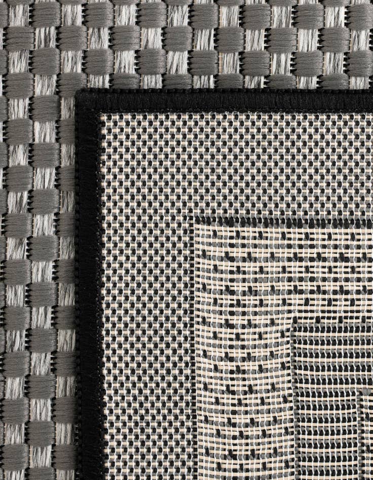 Detail image of  2' 2 x 6'  Washable Border Indoor / Outdoor Runner Rug