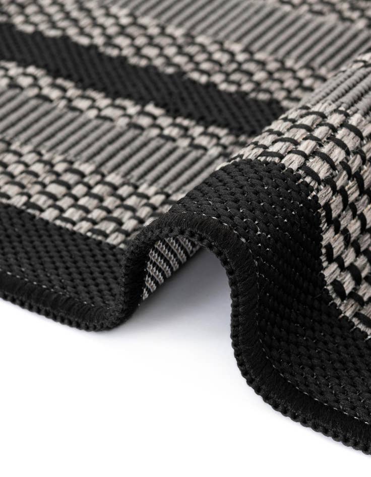 Detail image of  2' 2 x 6'  Washable Border Indoor / Outdoor Runner Rug