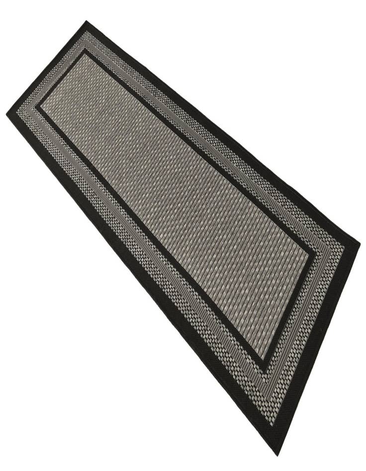 Detail image of  2' 2 x 6'  Washable Border Indoor / Outdoor Runner Rug