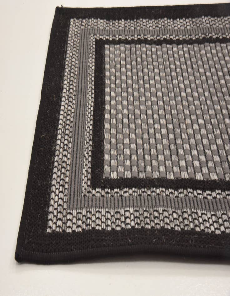 Detail image of  2' 2 x 6'  Washable Border Indoor / Outdoor Runner Rug