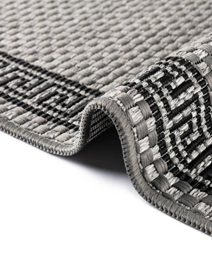 Detail image of  2' x 6'  Washable Border Indoor / Outdoor Runner Rug