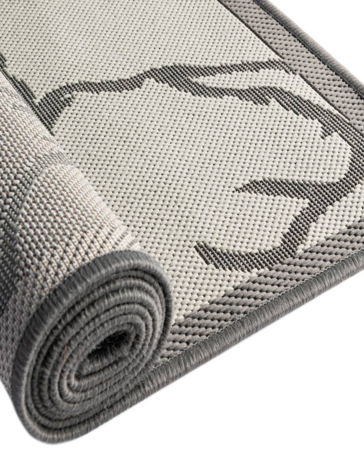 Detail image of  2' 2 x 6'  Washable Botanical Indoor / Outdoor Runner Rug