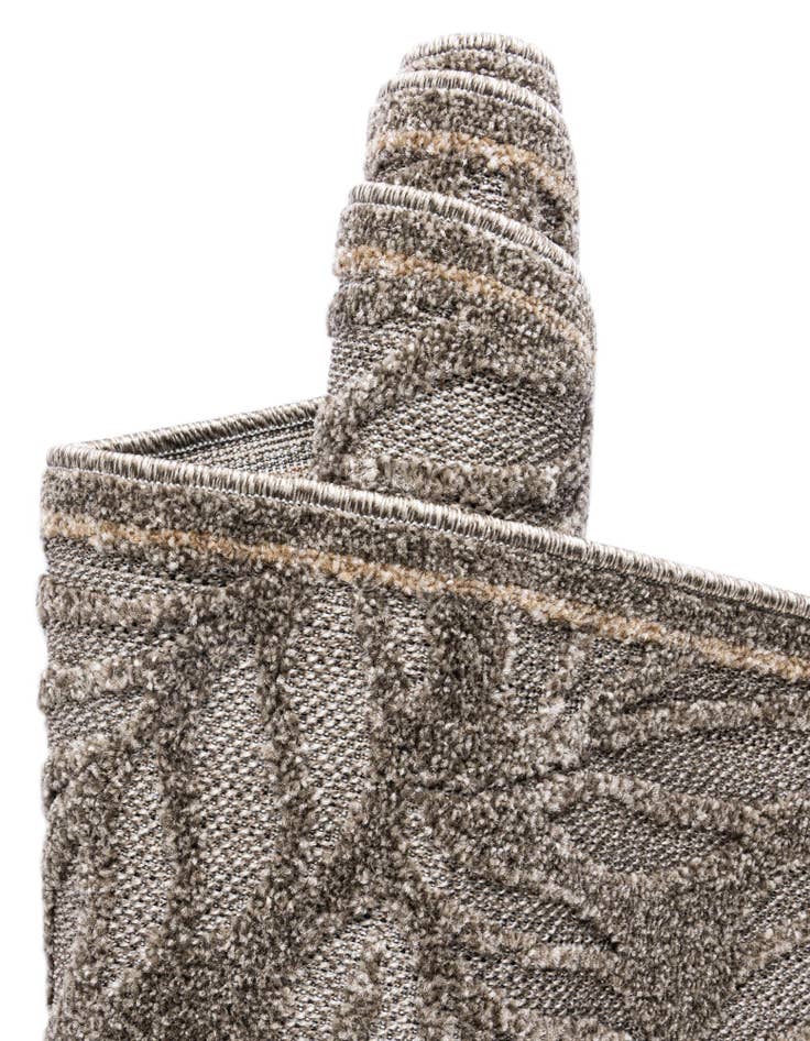 Detail image of  2' x 6'  Washable Botanical Indoor / Outdoor Runner Rug