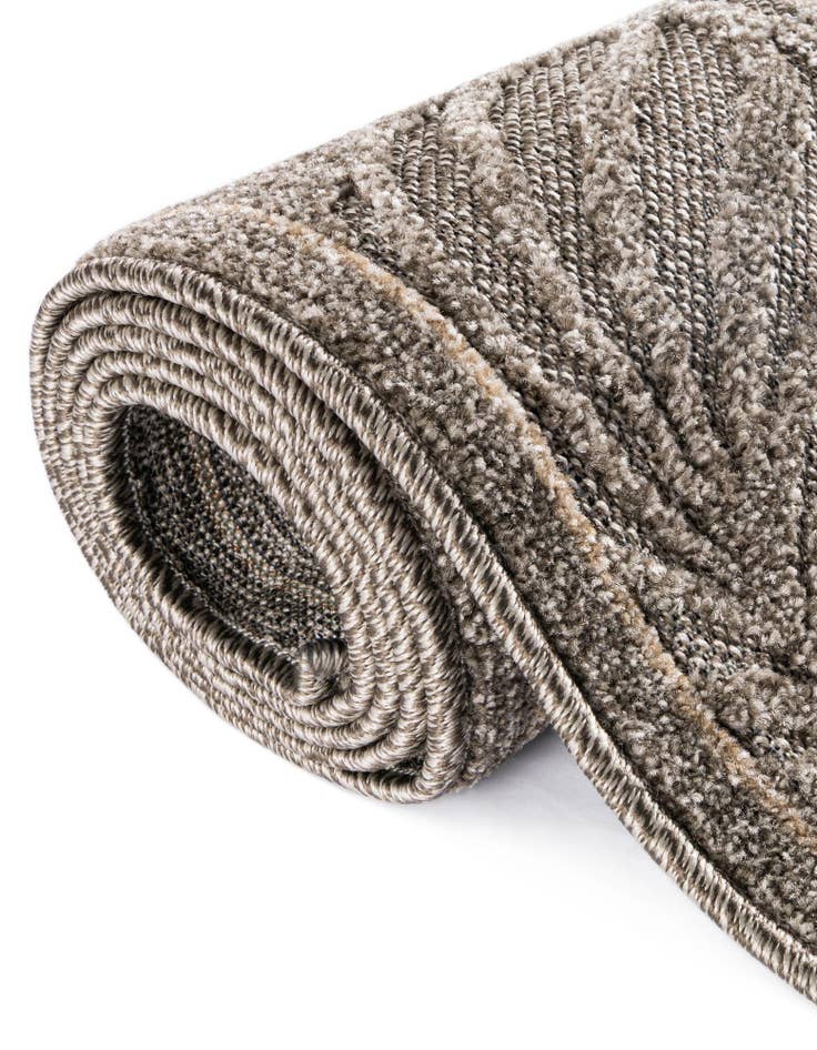 Detail image of  2' x 6'  Washable Botanical Indoor / Outdoor Runner Rug