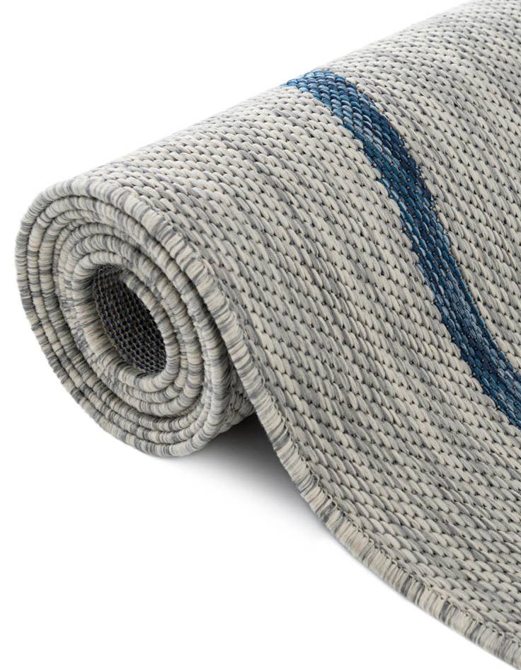 Detail image of  2' x 6'  Washable Botanical Indoor / Outdoor Runner Rug