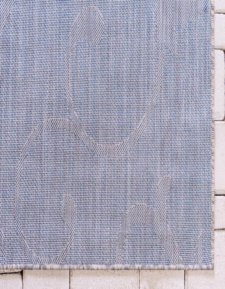 Detail image of  2' x 6'  Washable Botanical Indoor / Outdoor Runner Rug