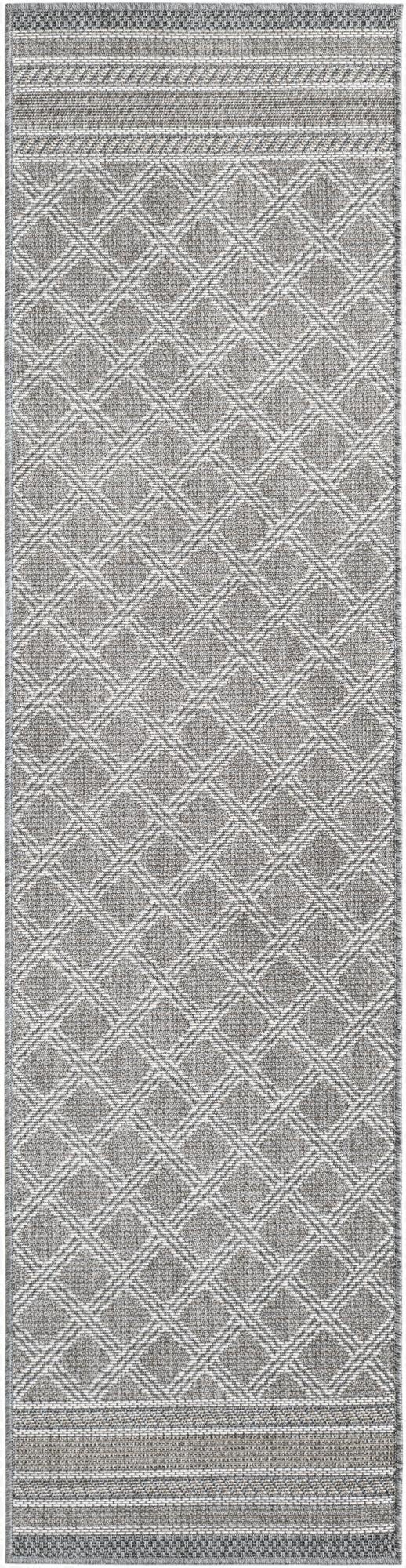  2' x 8'  Washable Lattice Indoor / Outdoor Runner Rug