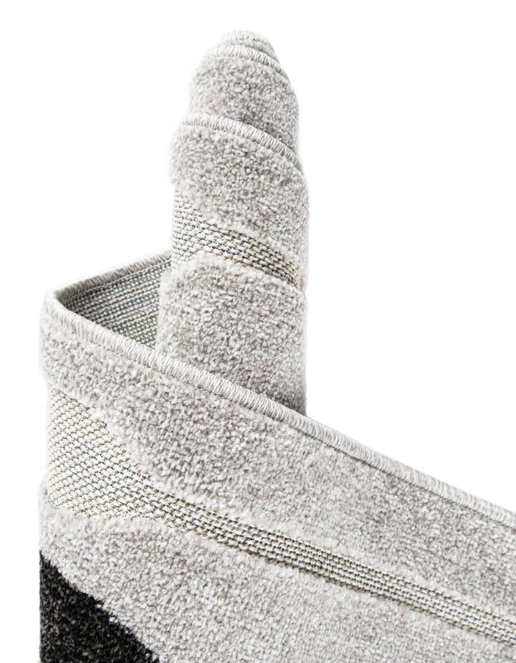 Detail image of  2' x 6'  Washable Modern Indoor / Outdoor Runner Rug