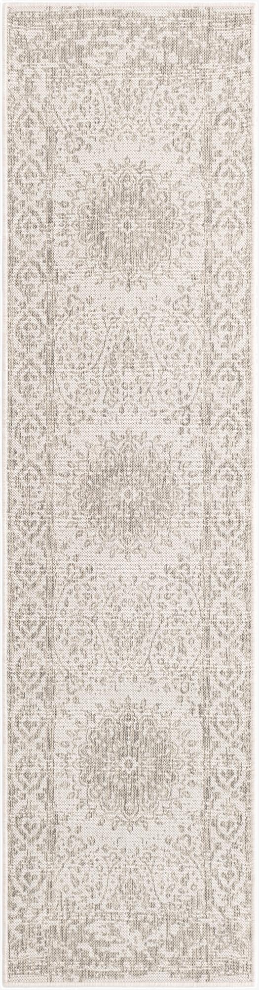  2' x 8'  Washable Traditional Indoor / Outdoor Runner Rug