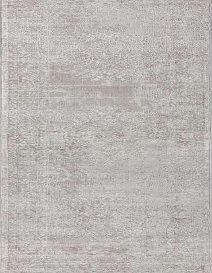 A 12 ft runner rug from the Oxford collection, featuring a distressed gray and silver traditional medallion pattern, ideal for hallways.