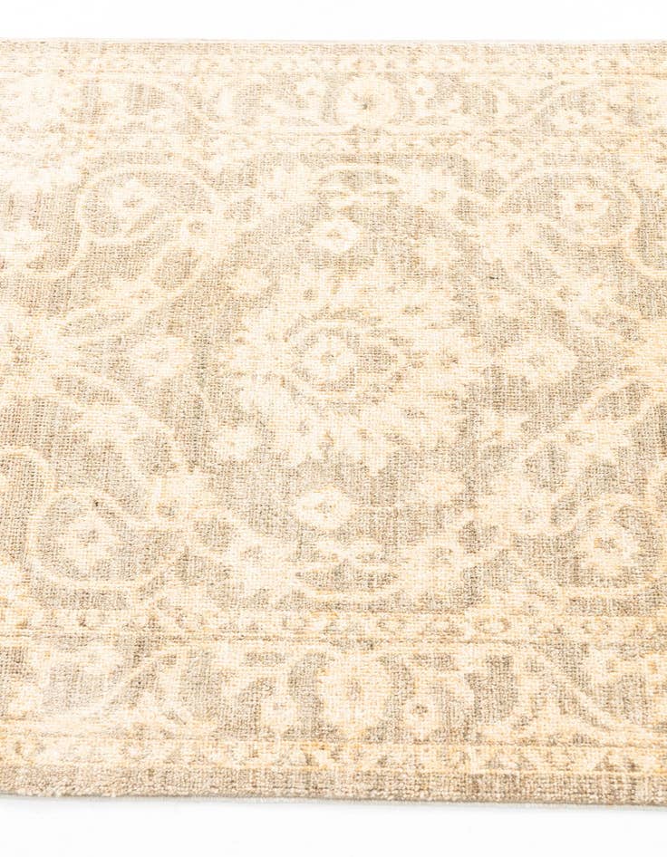 Detail image of  2' 7 x 9' 10  Hand Knotted Peshawar Ziegler Oriental Runner Rug