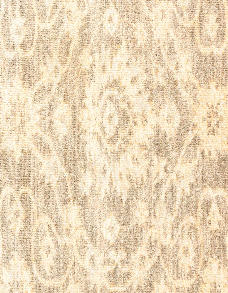 Detail image of  2' 7 x 9' 10  Hand Knotted Peshawar Ziegler Oriental Runner Rug