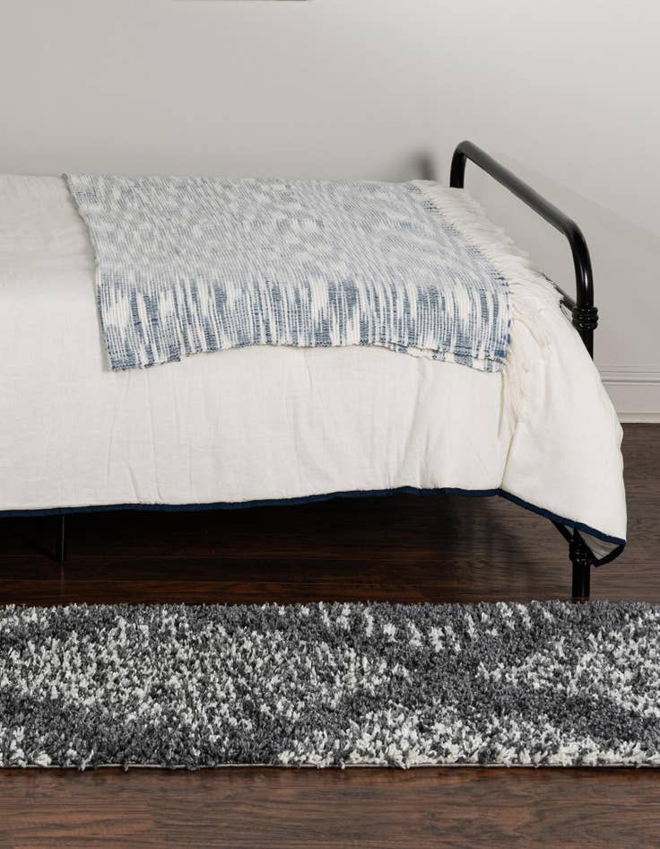 Detail image of  2' 7 x 12' Serenity Shag Runner Rug