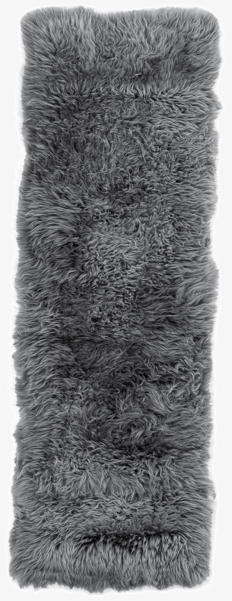 2' x 6' Sheepskin Runner Rug