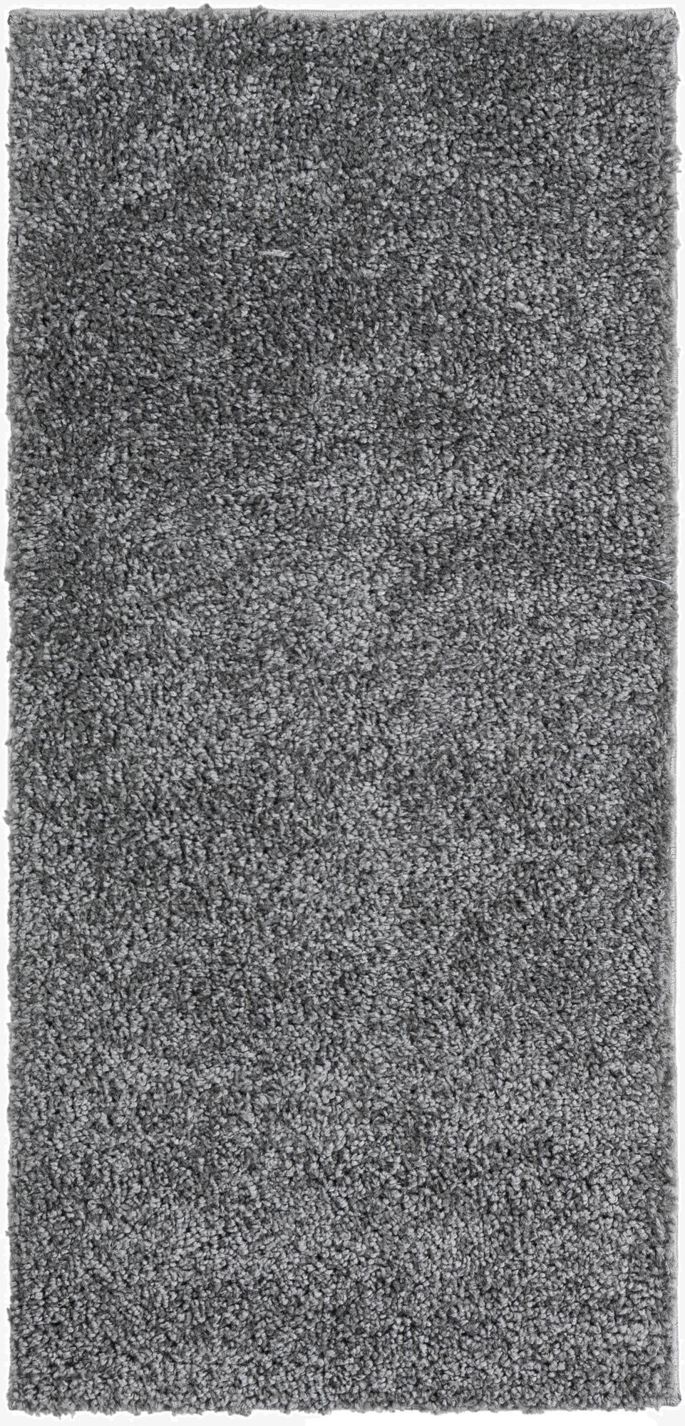  2' x 4' Solid Frieze Runner Rug