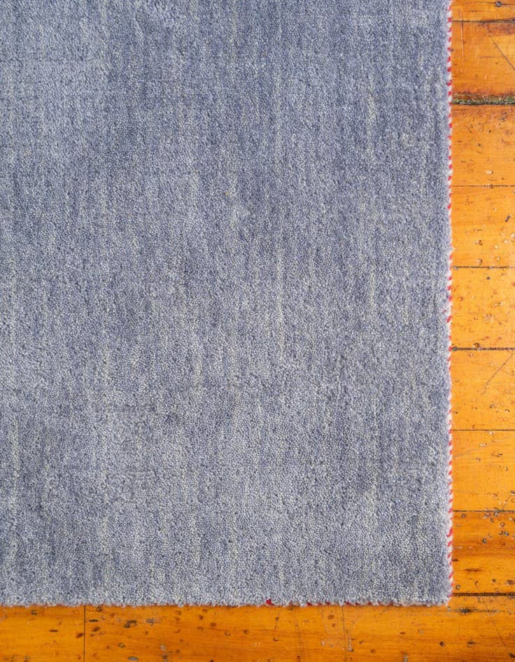 Detail image of  2' 7 x 16' 5  Hand Knotted Solid Gabbeh Wool Runner Rug