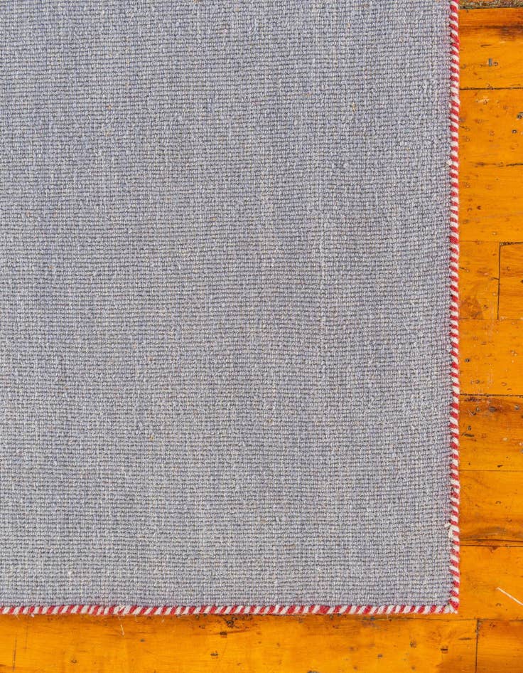 Detail image of  2' 7 x 16' 5  Hand Knotted Solid Gabbeh Wool Runner Rug