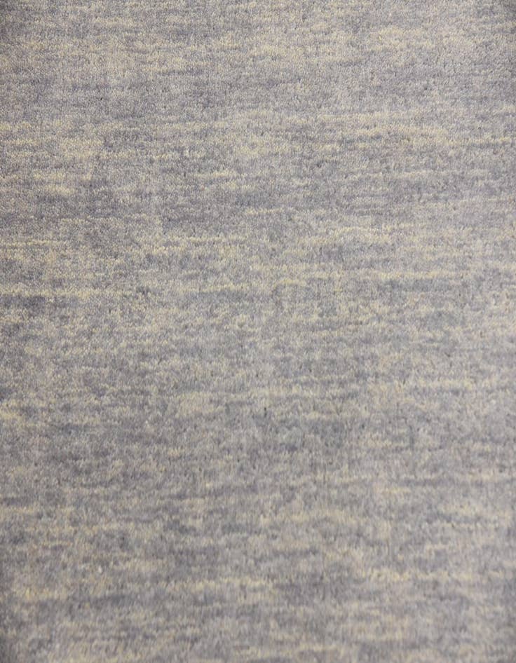 Detail image of  2' 7 x 6' 7  Hand Knotted Solid Gabbeh Wool Runner Rug