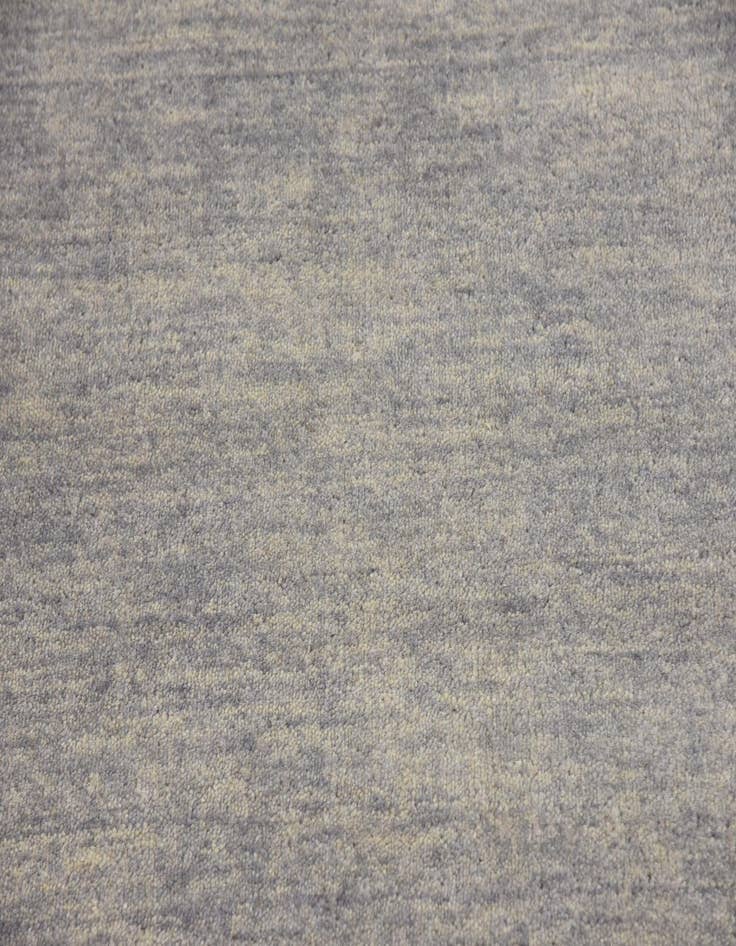 Detail image of  2' 7 x 9' 10  Hand Knotted Solid Gabbeh Wool Runner Rug