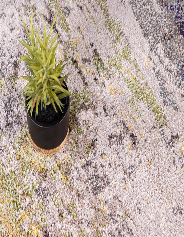 Detail image of  2' 2 x 6' 9  Washable Theia Runner Rug