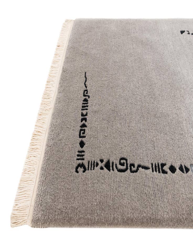 Detail image of  3' x 11' 3  Hand Knotted Tibet Wool Runner Rug