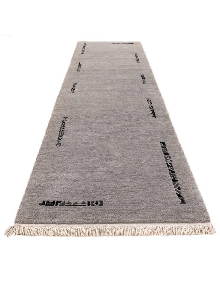 Detail image of  3' x 11' 3  Hand Knotted Tibet Wool Runner Rug