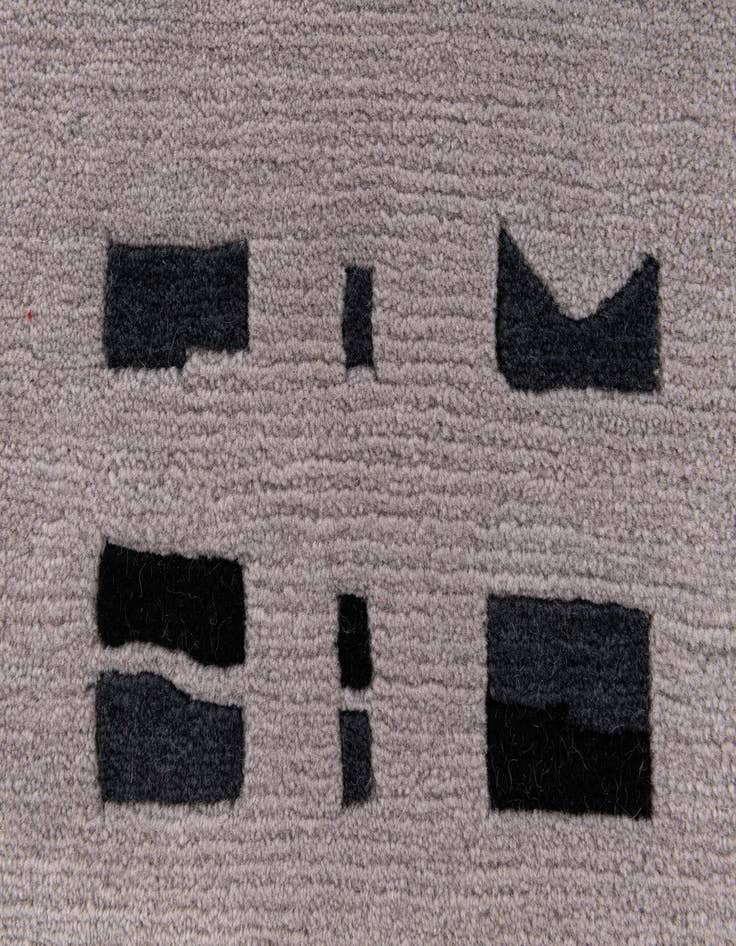 Detail image of  2' 9 x 9' 8  Hand Knotted Tibet Wool Runner Rug