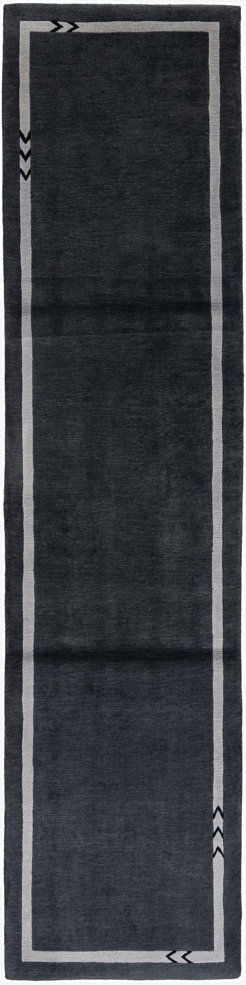  2' 9 x 11' 4  Hand Knotted Tibet Wool Runner Rug