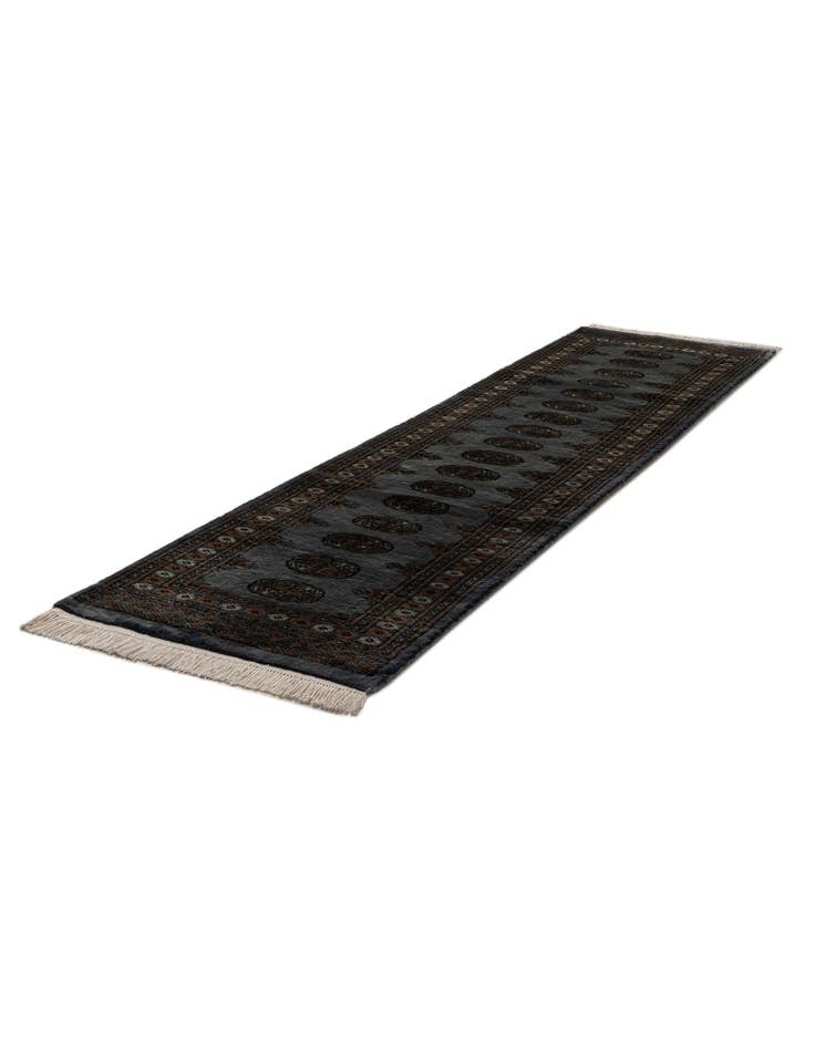 Detail image of  2' 7 x 10' 1  Hand Knotted Torkaman Oriental Wool Runner Rug