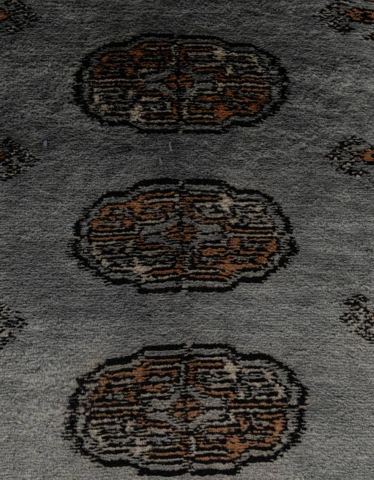 Detail image of  2' 7 x 10' 1  Hand Knotted Torkaman Oriental Wool Runner Rug