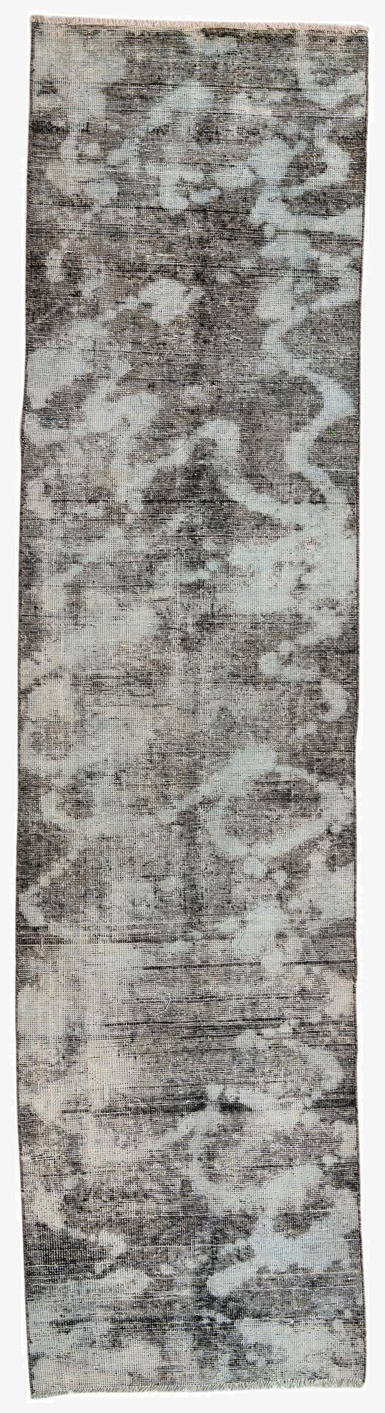  2' 10 x 11' 4  Hand Knotted Ultra Vintage Persian Wool Runner Rug