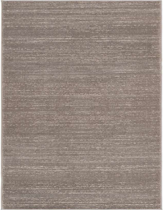 An 8 ft runner rug from the Uptown collection, featuring a textured gray and silver modern transitional pattern, ideal for a hallway.