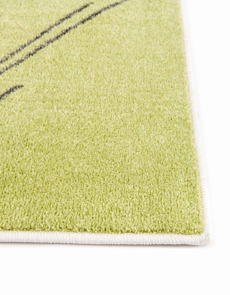 Detail image of  2' 2 x 4' Soccer Player Whimsy Kids Runner Rug