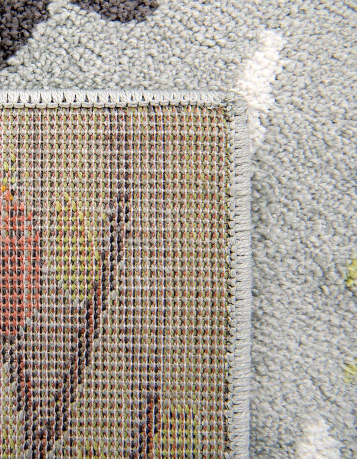 Detail image of  2' 2 x 4' Unicorns Whimsy Kids Runner Rug