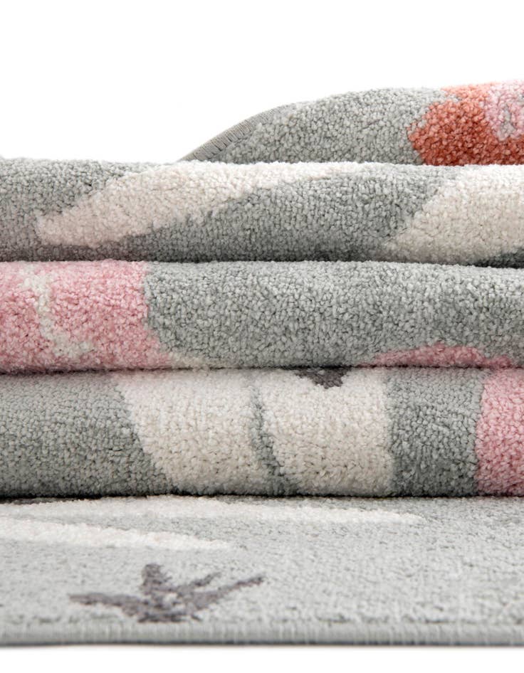 Detail image of  2' 2 x 4' Unicorns Whimsy Kids Runner Rug