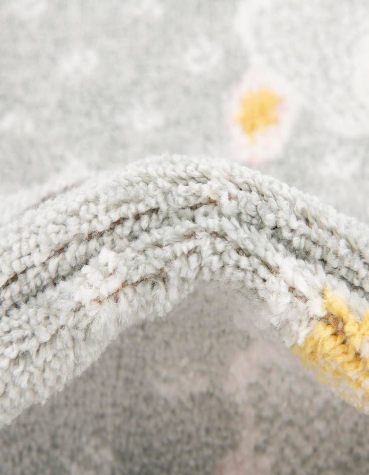 Detail image of  2' 2 x 4' Llama Whimsy Kids Runner Rug